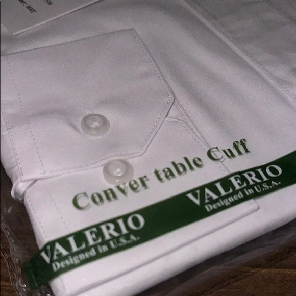 White Dress Shirt Classic Pointed Collar - Picture 3 of 8